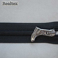 Молния Т.7 EMR обувная 20см декоративный бегунок цв.черный