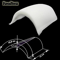 Заготовка подплечник Вт-12 (25пар) цв.белый