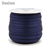 Косая бейка стрейч GET-153PT 14мм (25м) цв.163 темно--синий