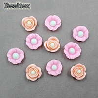  Набор фигурок Realtex R- 4 "Цветы №1" mix (10шт) 