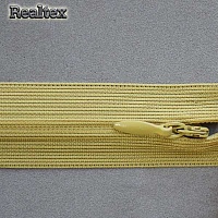  Молния потайная Т.3 50см цв.126/845Б бронзово-желтый