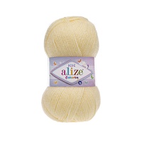 Пряжа Alize "Sekerim Bebe" (100гр) цв.013 светлый лимон