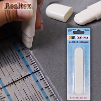 Карандаш меловой TC-070 "Gamma" цв.белый 