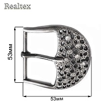 Пряжка металическая П-01 цв.черный никель