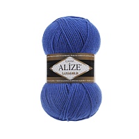 Пряжа Alize "Lana Gold" (100гр) цв.141 василек 