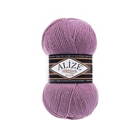 Пряжа Alize "Super Lana Klasik" (100гр) цв.028 сухая роза