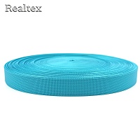  Лента ременная Реалтекс Premium 25мм (45,7м) цв.04 голубой