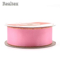 Лента атласная с люрексом 25мм RS цв.038/039 розовый