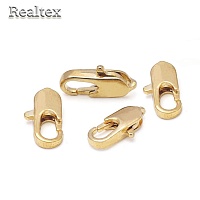 Застежка для бижутерии  "Реалтекс" R-1 карабин 12*4мм (50шт) цв.золото