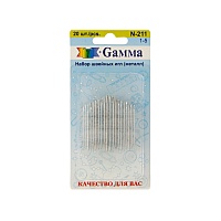 Иглы N-211 для шитья №1-5 "Гамма" (20игл)