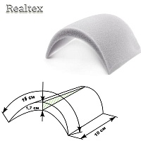 Заготовка подплечник Вт-12 (25пар) цв.серый