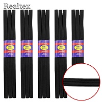 Резинка-вздержка особо прочная  10мм PP 28 вязанная (5шт*10м) цв.чёрный