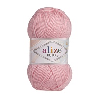 Пряжа Alize "My Baby" (50гр) цв.161 пудра
