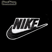  Термоаппликации Realtex RT-186 "NIKE" цв.черный/белый