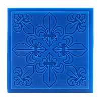 Молд силиконовый (вайнер) TLK-0010 ОРНАМЕНТ БАНТ Коврик текстурный "Happy Clay"