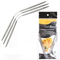 Спицы носочные гибкие с металлическим тросиком Maxwell d=4,0мм 21см 