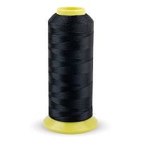 Нитки "Micron" 300D/3 (1000ярд) цв.черный 