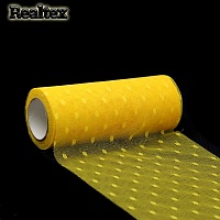 Фатин Реалтекс "Горох" средней жесткости ш.150мм цв.14 желтый