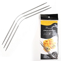 Спицы носочные гибкие с металлическим тросиком Maxwell d=2,0мм 21см 