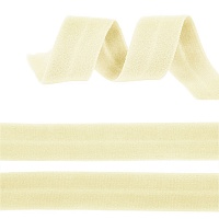 Косая бейка стрейч матовая 20мм (50м) цв.F180 бежевый песочный