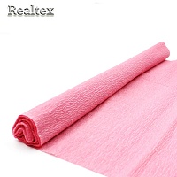 Бумага "креп" для декора Realtex цв.05 пудра