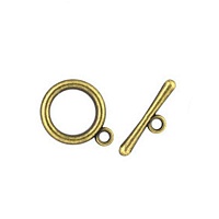 Застежка-тогл для бижутерии "Zlatka" MFT-03 цв.бронза