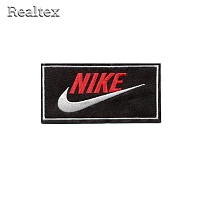  Термоаппликации  Realtex RT-198/1 "NIKE" цв.черный/красный