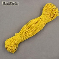 Резинка шляпная 2мм (100м) цв.104 желтый