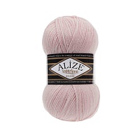 Пряжа Alize "Super Lana Klasik" (100гр) цв.271 бледно-розовый