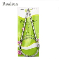 Спицы металл круговые на тросике Реалтекс 100см №5,0 (10шт) 