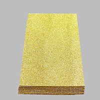 Фоамиран глиттерный Realtex 2мм цв.13 светлое золото