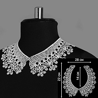 Воротнички TR.24GY11 (5пар) цв.белый