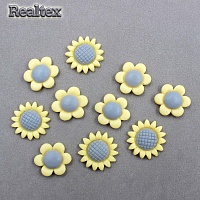  Набор фигурок Realtex R- 6 "Цветы №3" mix (10шт) 