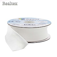 Косая бейка атласная 40мм GK-40P (25м) цв.белый
