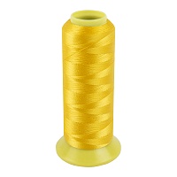 Нитки "Micron" 210D/3 (1000ярд) цв.385 ярко-жёлтый