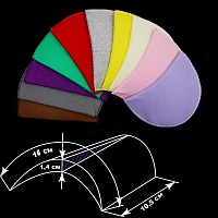 Подплечник 14-спец (10пар) цв.радуга