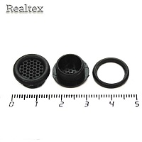 Вентиляция пластик ВН-600 15мм (250шт) цв.черный 