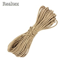 Шнур для рукоделия  4мм джутовый 