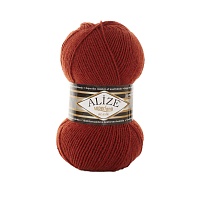 Пряжа Alize "Super Lana Klasik" (100гр) цв.036 терракот