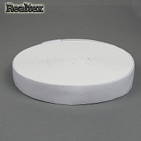 Резинка тканная 35мм TBY.53980DG меланж цв.светло-серый