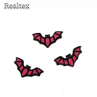 Кабошоны MJ-11 Летучая мышь 31*16мм цв.розовый