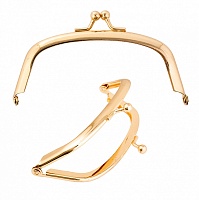 Фермуар для сумок 105мм "Дуга" TBY.107946 цв.золото