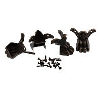 Ножки для шкатулок декоративные "Промысел" WF-030 4,1*3,4см (4шт) цв.бронза  