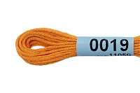 Мулине "Гамма" цв.0019 св.оранжевый