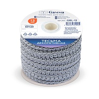 Тесьма "Булет" GBL-15 13мм цв.139 серый