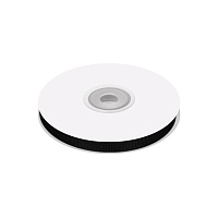 Лента репсовая  6мм MG (22,8м) цв.030 чёрный