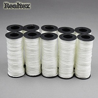 Нитки капроновые обувные 1,0мм цв.белый