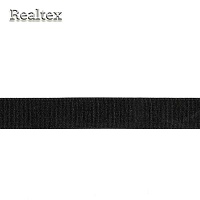  Резинка для бретелей  Realtex 12мм цв.черный