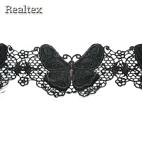Кружево  60мм XY-340 цв.черный