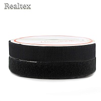 Липучка  Реалтекс 38мм цв.черный